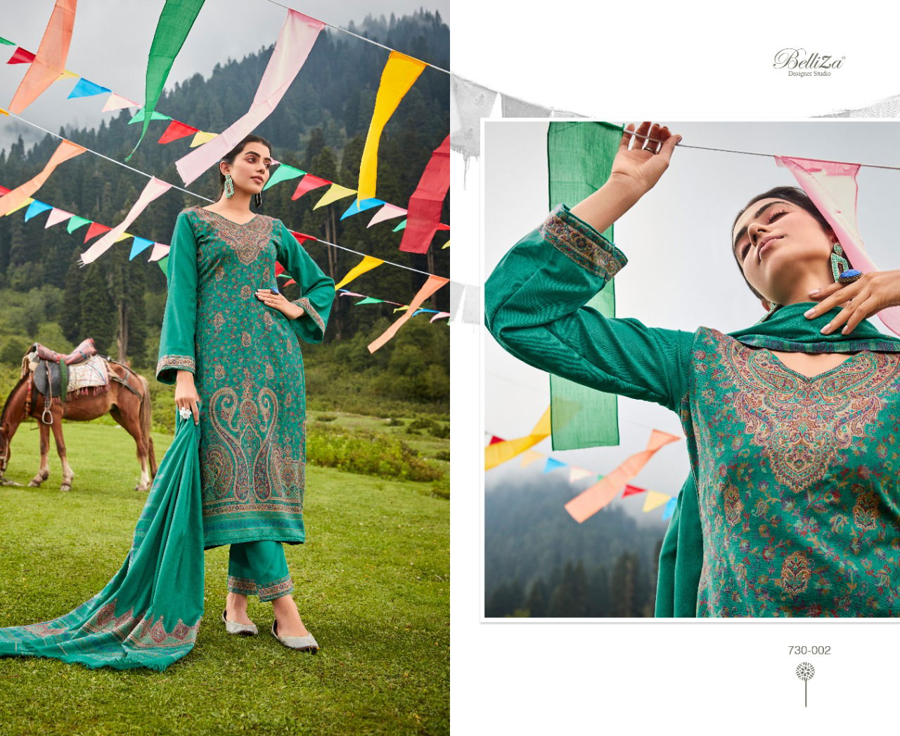 Belliza Nazma Exclusive Wear Pashmina Kaani Wholesale Dress Collection